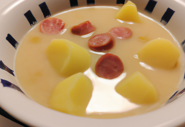 Soupe de pommes de terre à la saucisse