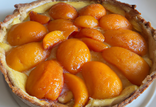 Tarte vergeoise aux abricots