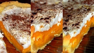 Tarte bicolore aux potimarrons