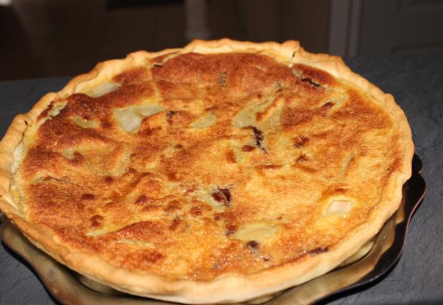 Tarte poires-chocolat sans amande