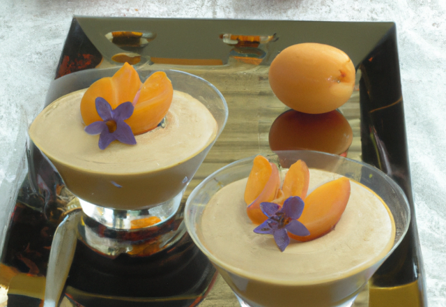 Mousse aux abricots légère et aérienne