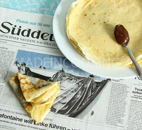 Crêpes à l'arôme de fleur d'oranger