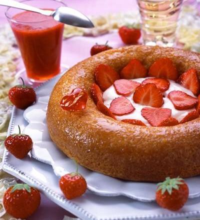 Baba aux fraises