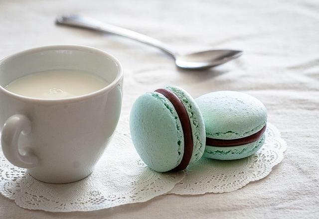 Macarons chocolat au lait