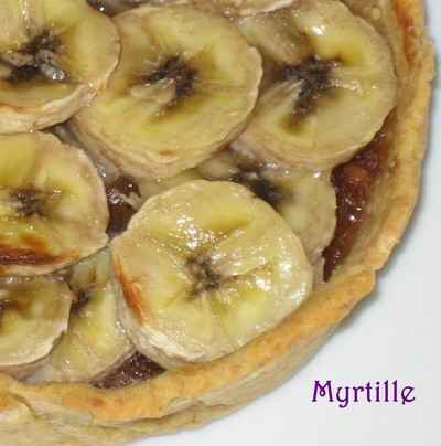 Tartelettes Bananes sur "lit" de Speculoos