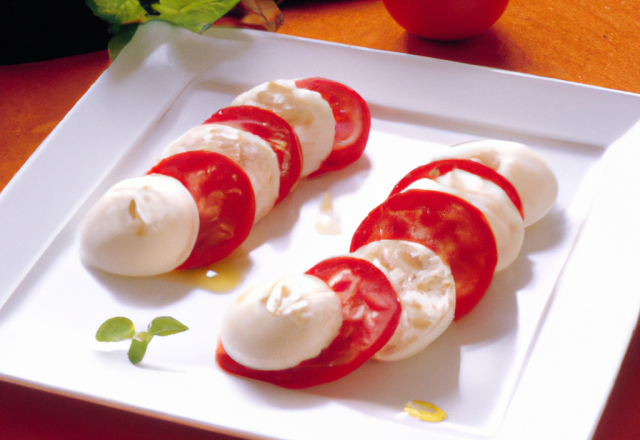 Tomates mozzarella classique