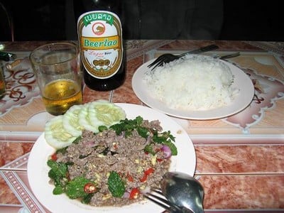 Laap au bœuf (LAOS)