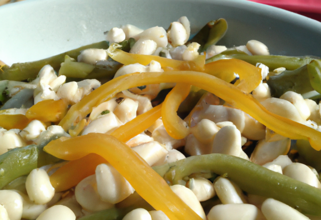 Salade de haricots blancs à la grecque