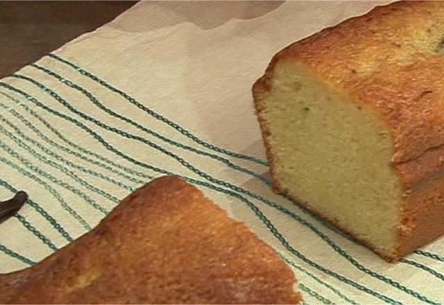 Cake parfumé à la vanille en gousse