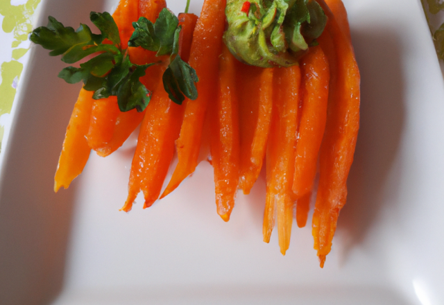 Douceurs de carottes au cerfeuil