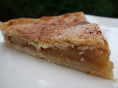 Tourte aux pommes confites