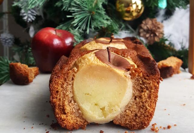 Cake minceur, spécial fêtes : pommes, miel et cannelle