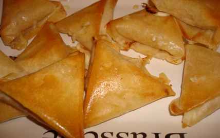 Samosa poire-roquefort