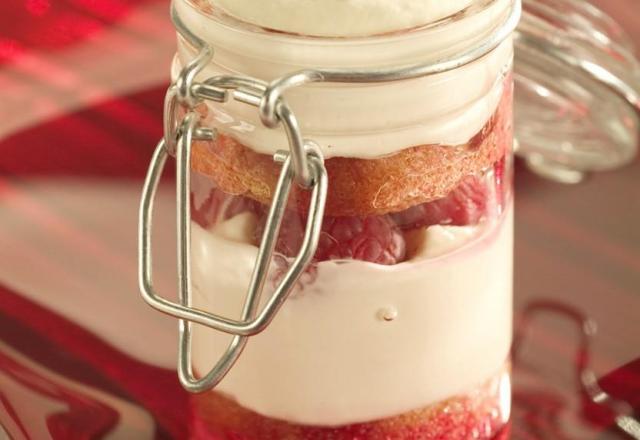 Tiramisu aux framboises, version fruitée du célèbre dessert