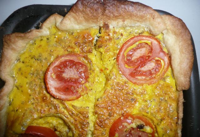 Quiche vegetarienne, à ma façon