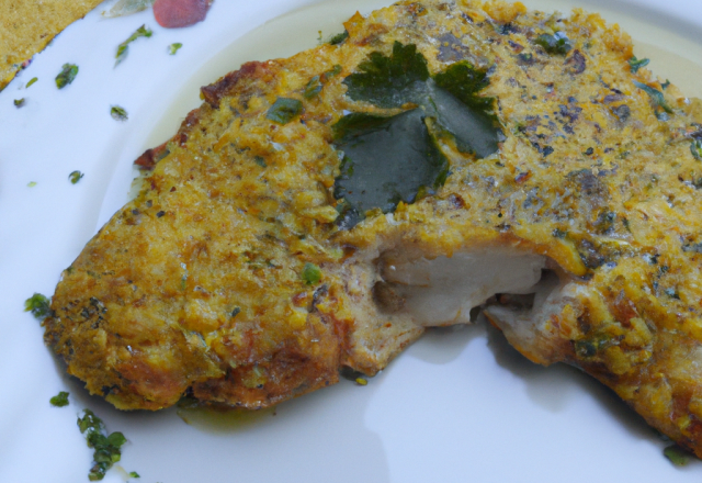 Escalopes de dinde au beurre d'ail