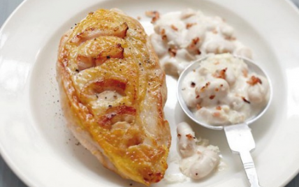 Suprême de pintade au lard risotto de haricots tarbais au Brebis de la Vallée d'Ossau