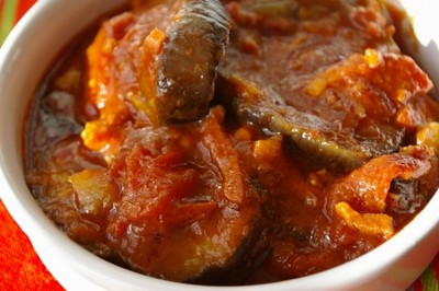 Cassolette d'aubergines à la sauce tomate