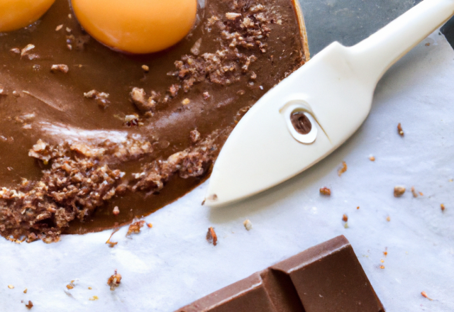 Mousse au chocolat : du chocolat, des œufs et une pincée de sel