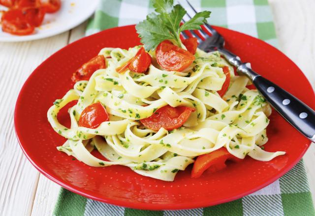 Tagliatelles au basilic