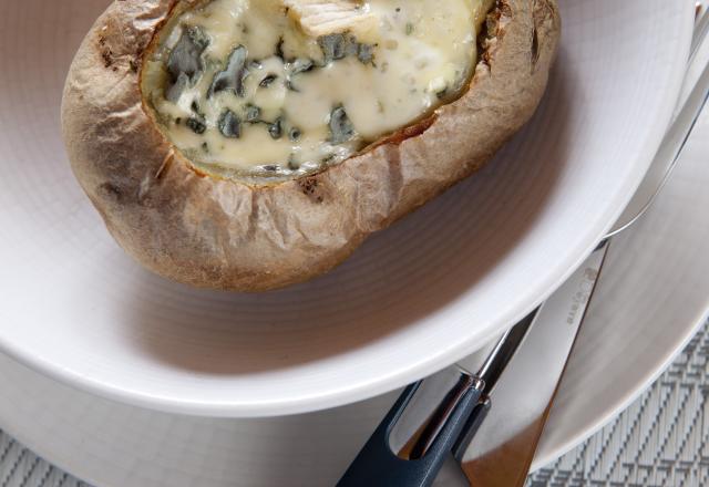 Pommes de terre au Bleu d'auvergne