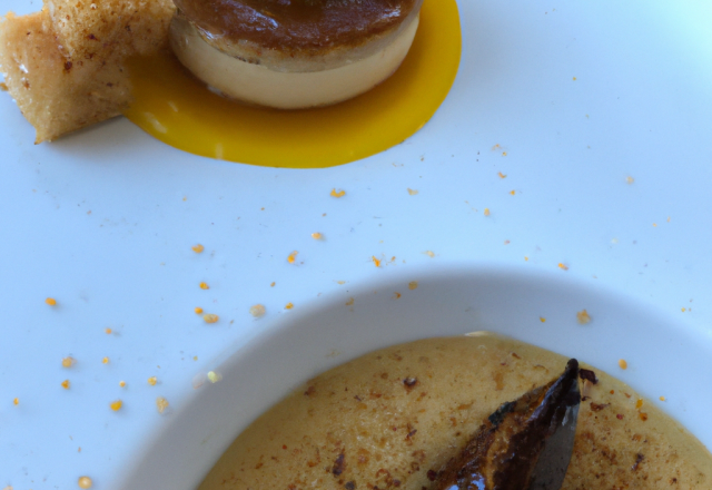 Crème brûlée de foie gras et cassonade