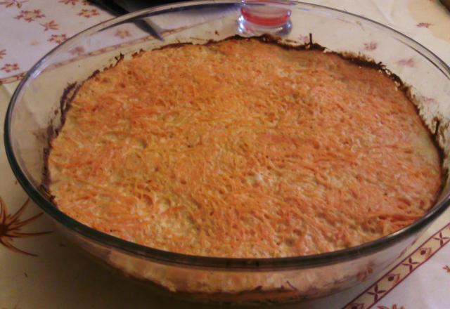 Gratin de carottes et patates douces