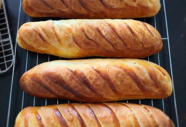 Pain viennois au levain de lait