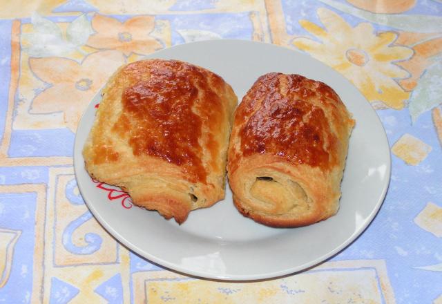 Petits pains feuilletés au chocolat