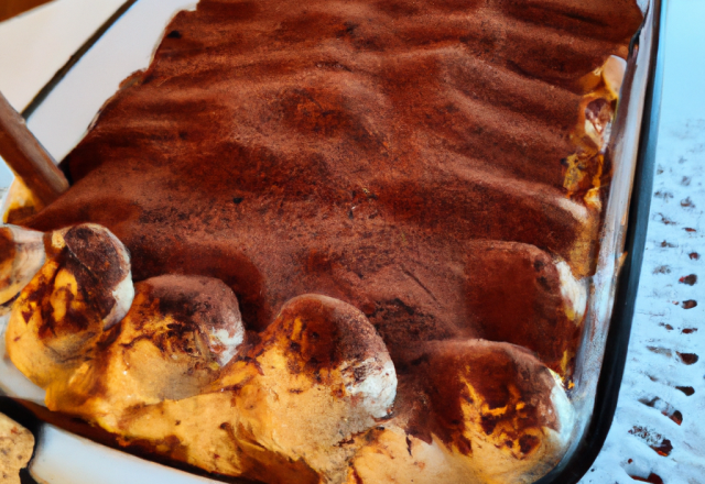 Tiramisu Crème de Marrons et chocolat