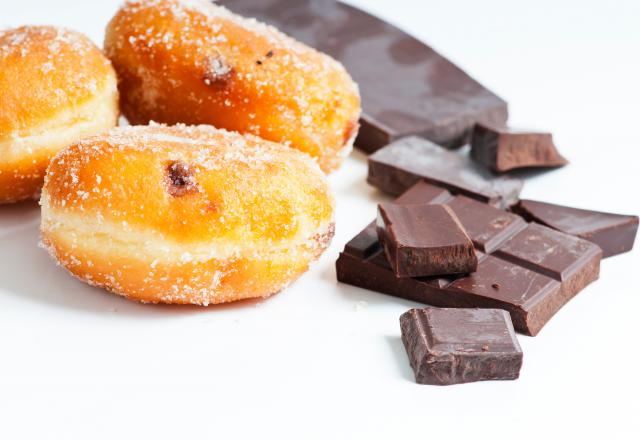 Petits beignets au chocolat