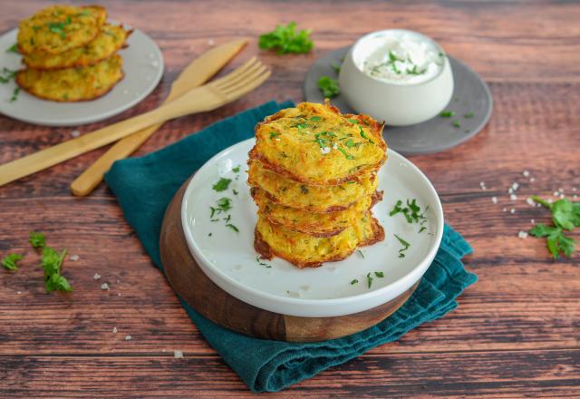 Galettes de pommes de terre au four