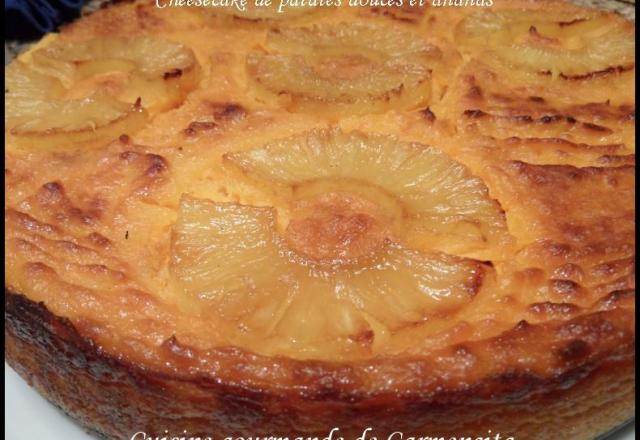 Cheesecake de patates douces et ananas