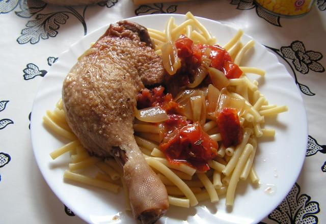 Cuisse de canard à la marmite