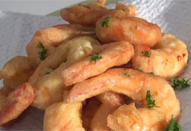 Beignets de crevettes aux épices