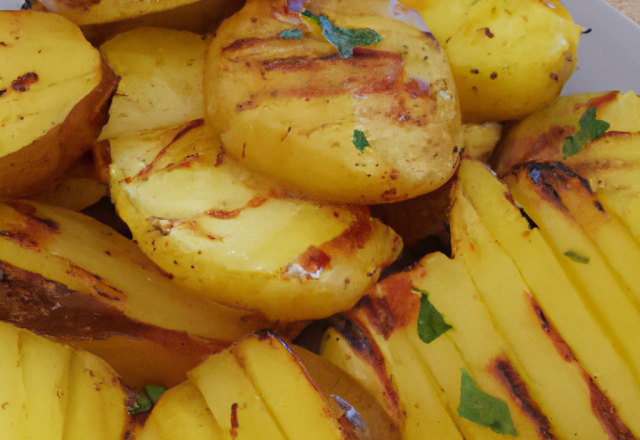 Féra au Beaufort et pommes de terre à l'huile d'olive