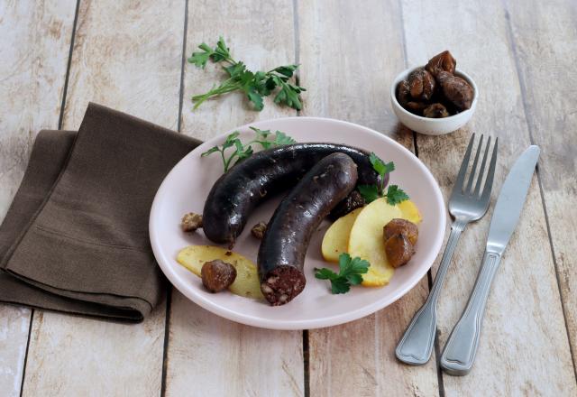 Boudin noir aux châtaignes