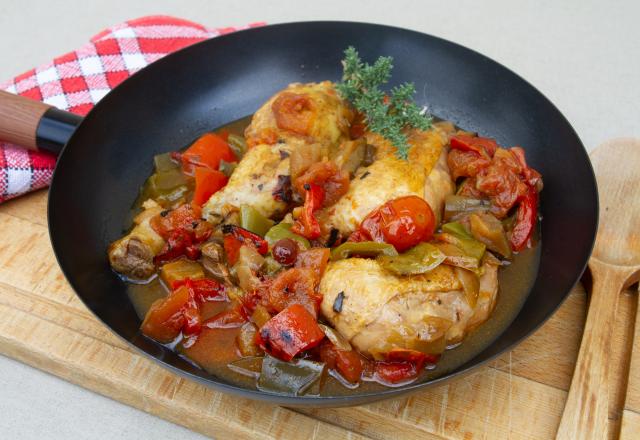 Poulet basquaise traditionnel