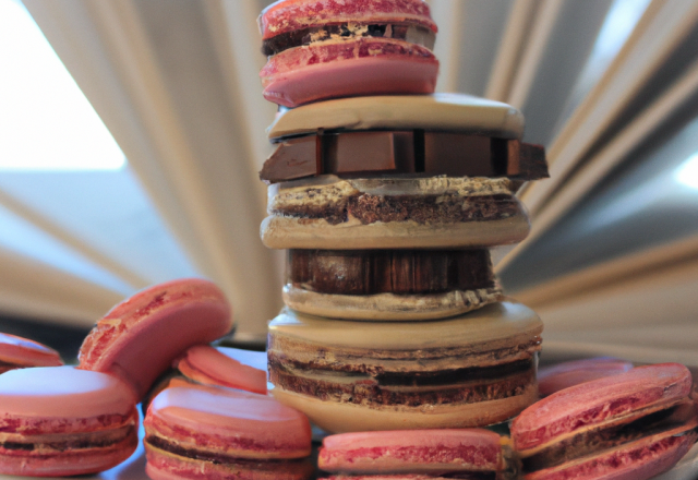 Macarons au toblerone