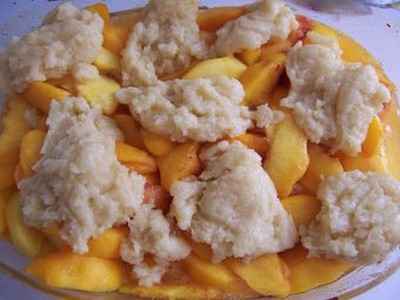 Peach cobbler