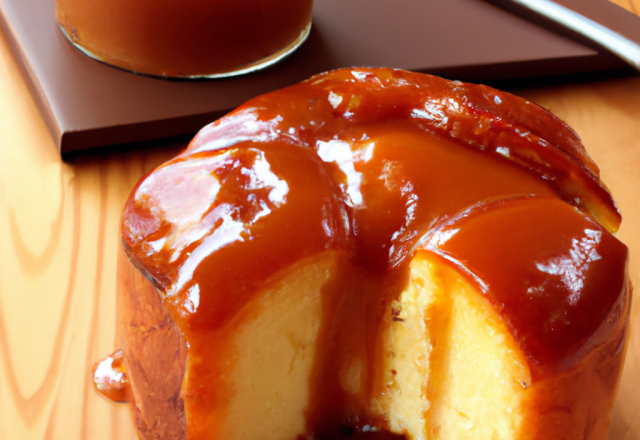 Brioche perdue au caramel