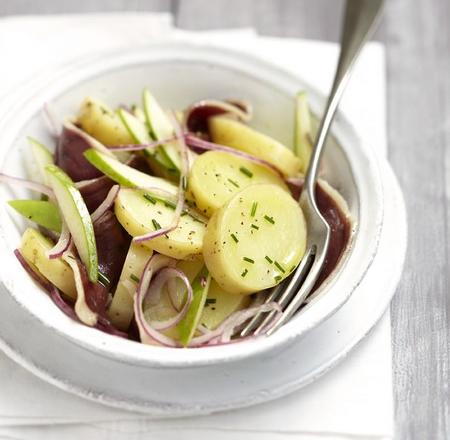 Salade de Princesse Amandine et magret aux pommes granny