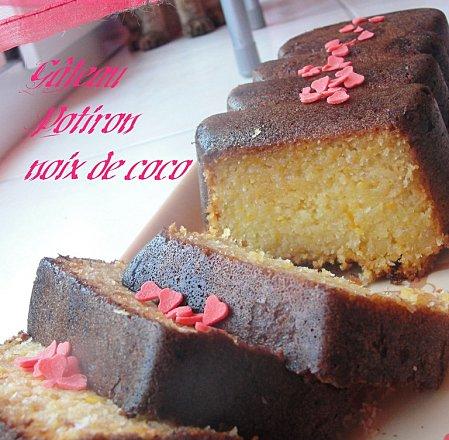 Gâteau potiron et noix de coco