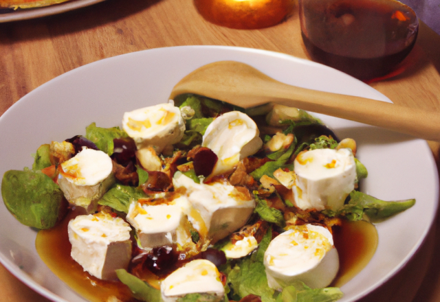 Salade de chèvre au miel