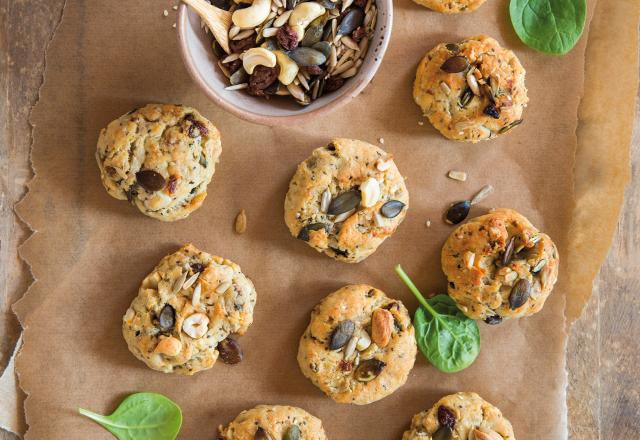 Cookies apéritifs aux graines