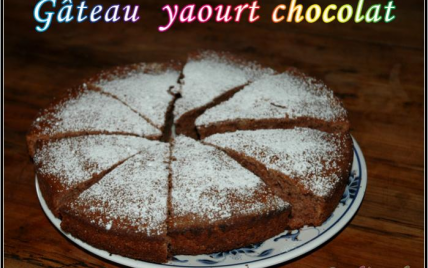 Gâteau yaourt au chocolat maison