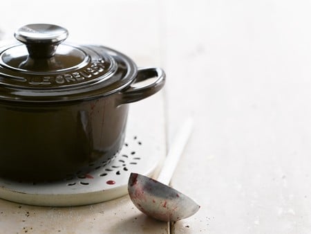 Soufflé aux petits pois