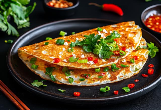 Découvrez comment rendre votre omelette croustillante avec une simple feuille de riz !