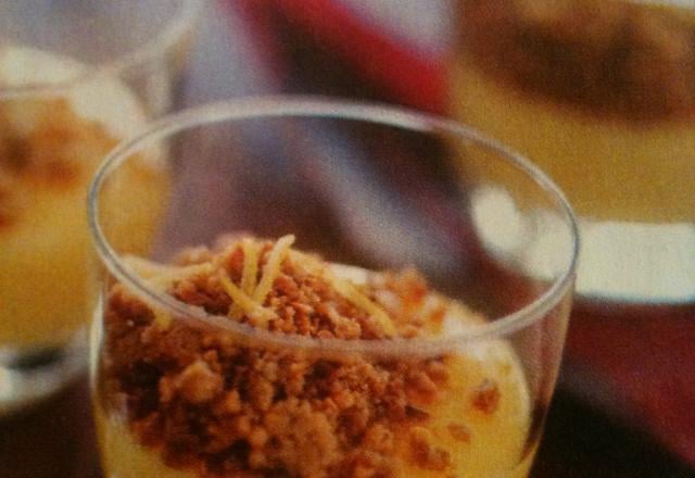 Crumble de lemon curd