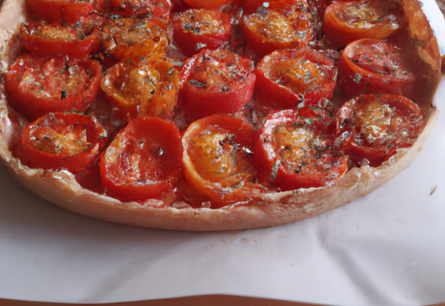 Tarte à la tomate inratable